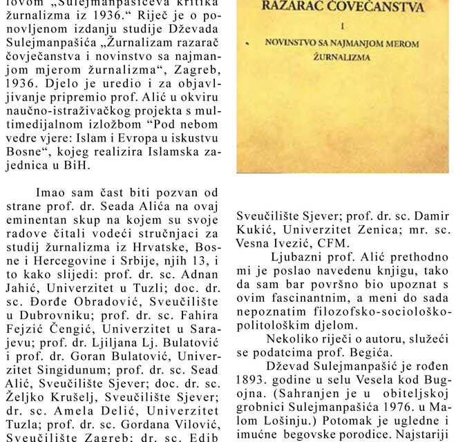 Đuro Vidmarović: DŽEVAD SULEJMANPAŠIĆ